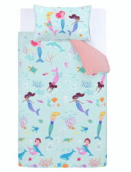 Catherine Lansfield Egyszemélyes gyerek ágyneműhuzat 135x200 cm Mermaid - Catherine Lansfield