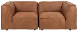 Bonami Konyakbarna bőrutánzat kanapé 208 cm Fairfield Kentucky - Bonami Selection
