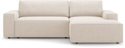 Micadoni Bézs buklé kinyitható sarokkanapé (jobb oldali) Jodie - Micadoni Home