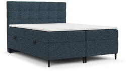 Maison de Reve Sötétkék ágyneműtartós boxspring ágy 140x200 cm Urbaneo - Maison de Rêve
