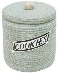 Lorena Canals Világoskék textil játéktároló kosár ø 20x26 cm Cookie Jar - Lorena Canals
