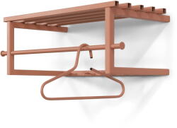 Spinder Design Lazacszínű fém fali fogas polccal 76 cm Marco - Spinder Design