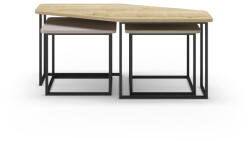 Marckeric Dohányzóasztal szett 3 db-os 60x111, 5 cm Zoya - Marckeric - bonami - 82 860 Ft