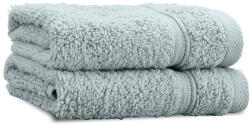 Catherine Lansfield Szürkészöld frottír pamut törölköző szett 2 db-os 30x30 cm Zero Twist - Catherine Lansfield