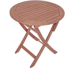 Garden Pleasure Stockholm összecsukható kerti eukaliptuszfa asztal, Ø 70 cm - Garden Pleasure