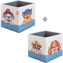 Roba Textil játéktároló doboz szett 2 db-os 27x27x27 cm Paw Patrol - Roba