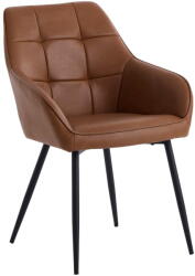 Unique Furniture Barna kárpitozott karfás étkezőfotel szett 2 db-os Nolan Square - Unique Furniture