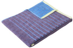 Hübsch Dora kék-lila pamut törölköző, 50 x 100 cm - Hübsch