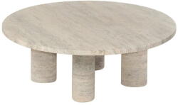 blomus Bézs kő kerek dohányzóasztal ø 75 cm Volos - Blomus