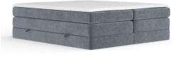 Maison de Reve Sötétszürke ágyneműtartós boxspring ágy ágytámla nélkül 180x200 cm Juniper - Maison de Rêve