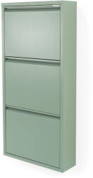 Spinder Design Szürkészöld fém billenő ajtós cipőtartó 50x103x15 cm Billy - Spinder Design