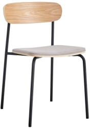 Marckeric Fekete-szürkésbarna étkezőszék szett 2 db-os Adriana - Marckeric