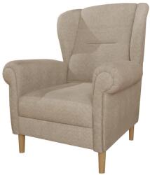 Ropez Világosbarna füles fotel Swan - Ropez