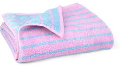 Juna Kék-rózsaszín frottír bambuszkeverék törölköző 50x100 cm Nuance - JUNA