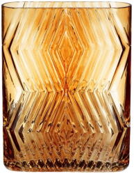 Hübsch Deco narancssárga üveg váza, magasság 18 cm - Hübsch