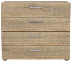 Tvilum Pepe komód tölgyfa dekorral, 80 x 68 cm - Tvilum