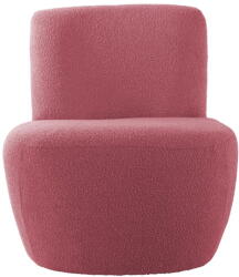 Leitmotiv Rózsaszín buklé fotel Ada - Leitmotiv