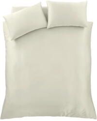 Catherine Lansfield Bézs kétszemélyes-hosszabbított szatén ágyneműhuzat 230x220 cm Silky Soft - Catherine Lansfield