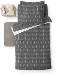 douceur d'intérieur Sötétszürke egyszemélyes pamut paplanhuzat 140x200 cm Aristide - douceur d'intérieur