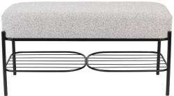 White Label Milou világosszürke pad - White Label