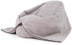 SLOWDOWN Világosszürke kordbársony gyerek babzsákfotel Cocoon 100 - SLOWDOWN