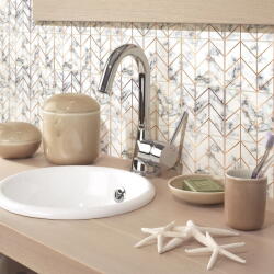 Ambiance Matrica szett csempére 9 db-os 10x10 cm Marble - Ambiance