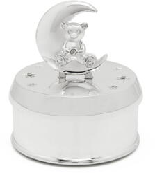 Zilverstad Fém zenedoboz ø 7x8 cm Bear and Moon - Zilverstad