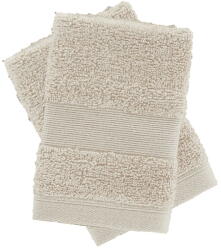Catherine Lansfield Bézs frottír pamut törölköző szett 2 db-os 30x30 cm Anti-Bacterial - Catherine Lansfield