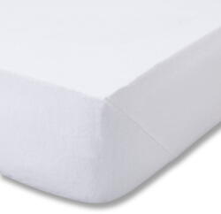 Catherine Lansfield Fehér gumis flanel lepedő 150x200 cm Brushed - Catherine Lansfield