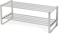 Spinder Design Ezüstszínű fém cipőtartó 70x29x27 cm Rex - Spinder Design