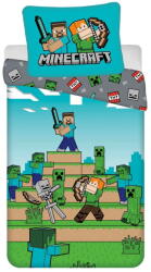 Jerry Fabrics Egyszemélyes pamut gyerek ágyneműhuzat 140x200 cm Minecraft "We got this" - Jerry Fabrics