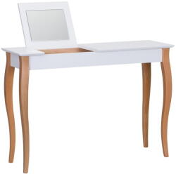 Ragaba Dressing Table fehér fésülködőasztal tükörrel, hosszúság 105 cm - Ragaba
