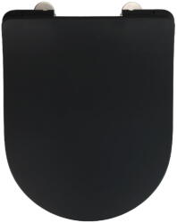 WENKO Sedilo Black matt fekete WC-ülőke, 45, 2 x 36, 2 cm - Wenko