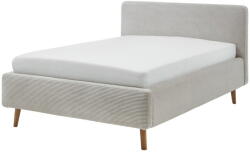 meise.möbel Bézs kárpitozott egyszemélyes ágy ágyrács nélkül 120x200 cm Mattis - Meise Möbel