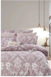 Mila Home Rózsaszín kétszemélyes hosszabbított négyrészes renforcé pamut ágyneműhuzat lepedővel 200x220 cm - Mila Home