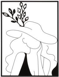 Mauro Ferretti Fém fali dekoráció 60x80 cm Elegant - Mauro Ferretti