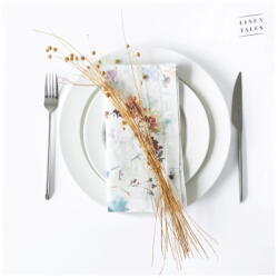 Linen Tales Len szalvéta szett 2 db-os Watercolour - Linen Tales