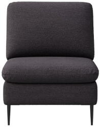 MESONICA Fekete buklé fotel Moilo - MESONICA
