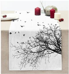 Mila Home Asztali futó 40x130 cm Black Tree - Mila Home