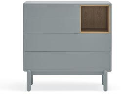 Teulat Kék-szürke alacsony komód 90x90 cm Corvo - Teulat