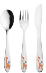 Orion Ezüstszínű rozsdamentes acél gyerek evőeszköz készlet 3 db-os - Orion - bonami - 4 409 Ft