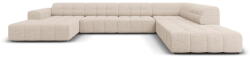 Cosmopolitan Design Bézs sarokkanapé (jobb oldali-U alakú) Chicago - Cosmopolitan Design