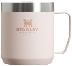 STANLEY Világos rózsaszín rozsdamentes acél termobögre 350 ml Stay-Hot Camp Mug Rose Quartz - Stanley