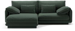 Micadoni Sötétzöld sarokkanapé (bal oldali) Torino - Micadoni Home - bonami - 715 680 Ft