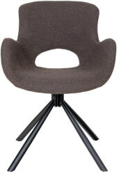 House Nordic Barna kárpitozott karfás étkezőfotel szett 2 db-os Amorim - House Nordic