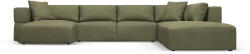 Milo Casa Világoszöld sarokkanapé (jobb oldali-"U" alakú) Esther - Milo Casa