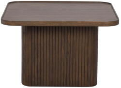 Rowico Home Sötétbarna dohányzóasztal tölgyfa dekorral ø 60 cm Sullivan - Rowico