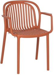 Ixia Regal Terrakotta színű műanyag étkezőszék Alia - Ixia