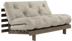 Karup Design Szürkésbézs len kinyitható kanapé 140 cm Roots Carob - Karup Design