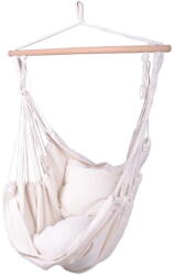 Garden Pleasure Krémszínű párnázott kerti függőfotel Tobago - Garden Pleasure